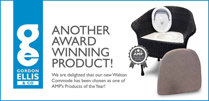 Walton Commode, award-winning AMP Mobility Products of the Year 2017
